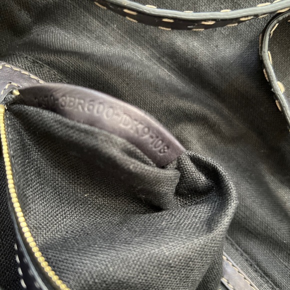 Fendi cross stitch floral beaded embroidered baguette - Picture 5 of 6